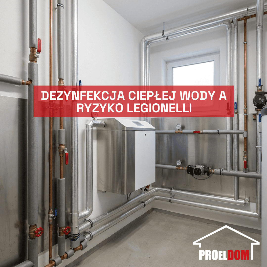 Dezynfekcja ciepłej wody a ryzyko Legionelli