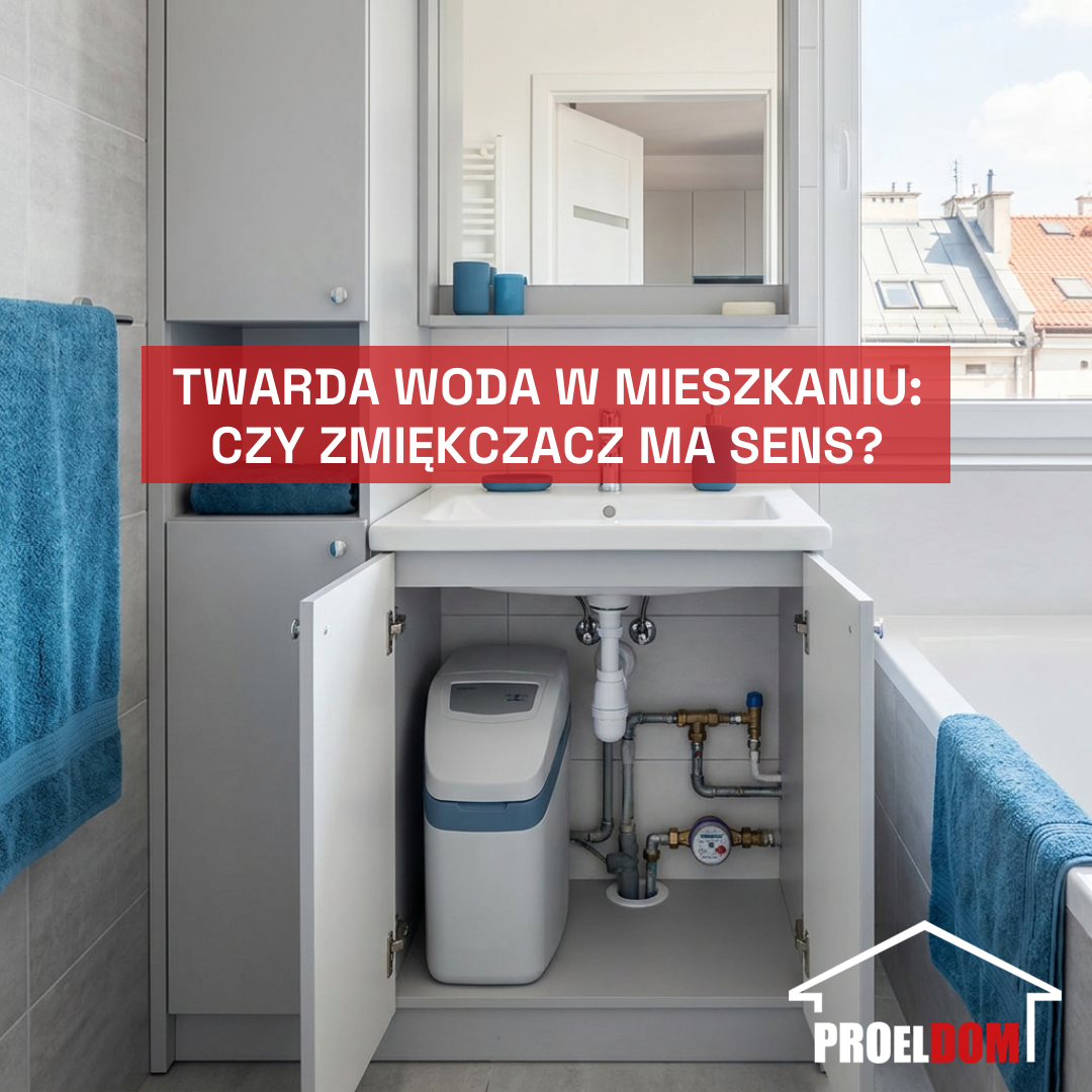 Twarda woda w mieszkaniu: czy zmiękczacz ma sens?